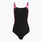 Dámské jednodílné plavky Speedo Shaping LunaLustre Printed anthracite/ruby