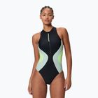 Dámské jednodílné plavky Speedo Ocean Flex Zip black/pale clover