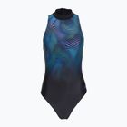 Dámské jednodílné plavky Speedo Print Hydrasuit anthracite