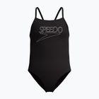 Dětské jednodílné plavky Speedo Endurance+ Logo Thinstrap anthracite