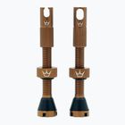 Sada ventilků Peaty's X Chris King MK2 Presta 42 mm bourbon