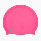 Dětská plavecká čepice Nike Solid Silicone růžová TESS0106-670