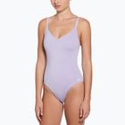 Dámské jednodílné plavky Nike Essential V-Neck hydrangeas
