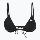 Horní díl plavek Nike Essential Triangle Bikini black