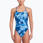 Dámské jednodílné plavky Nike Hydrastrong Cutout blue
