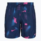 Pánské plavecké šortky Nike Multi Print 7" Volley midnight navy