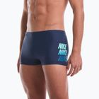Pánské plavkové boxerky Nike Logo Graphic Square Leg midnight navy