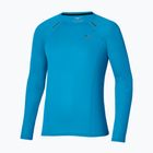 Pánské běžecké tričko Longsleeve Mizuno Active Dryaeroflow blue jewel