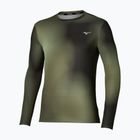 Pánské běžecké tričko Longsleeve Mizuno Core Graphic Long Sleeve Tee Forest Night