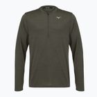 Pánská běžecká mikina Mizuno Core Impulse Half Zip Long Sleeve Tee forest night