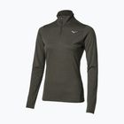 Dámská běžecká mikina Mizuno Core Impulse Half Zip Long Sleeve Tee forest night