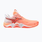 Volejbalové boty Mizuno Wave Momentum Elite flamingo coral/lava orange/white