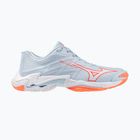 Dámské volejbalové boty Mizuno Wave Lightning Elite blue finch/white/lava orange