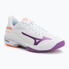 Dámské tenisové boty Mizuno Wave Exceed Court AC white/dahlia/lava orange