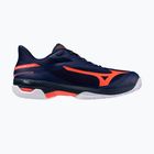 Pánské tenisové boty Mizuno Wave Exceed Court CC beacon blue/lava orange/white