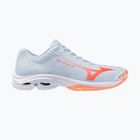 Dámské volejbalové boty Mizuno Wave Lightning Pro blue finch/lava orange/flamingo coral