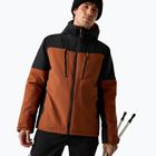 Pánská nepromokavá bunda Regatta Highton Stretch Padded Jacket burnt henna/black