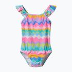 Dětské jednodílné plavky Speedo Ruffle citrus green