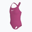 Dětské jednodílné plavky Nike Effortless Essential desert pink