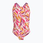 Dětské jednodílné plavky Nike Spiderback desert pink