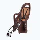 Dětská sedačka na kolo Polisport Groovy Maxi FF 29 ECO dark brown eco