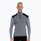 Pánská termo mikina Dovre Half Zip Jacquard grey
