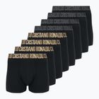 Pánské boxerky CR7 Basic Trunk 8 párů black