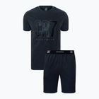 Pánské pyžamo CR7 Pyjama Short dark grey melange