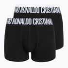 Pánské boxerky CR7 Fashion Trunk 2 pack black