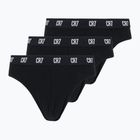 Pánské boxerky CR7 Basic Brief 3 páry black