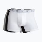 Pánské boxerky CR7 Basic Trunk 3 páry white/ greymelange/ black