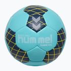 Míč na házenou pro děti Hummel Classic HB Jr light blue/marine/yellow size 0