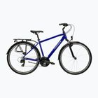 Pánské trekingové kolo KROSS Trans 1.0 navy blue/silver/gloss