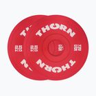 Zátěž THORN FIT Fractional 2 x 5 kg red/white