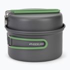 Turistická sada nádobí Rockland Travel Duo Anodized grey/green