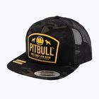 Kšiltovka Pitbull Mesh Snapback Dogs all black camo