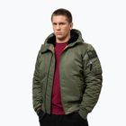 Pánská bunda Pitbull Sherpa Hooded Bomber olive