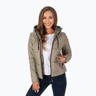 Dámská zimní bunda Pitbull West Coast Jenell Quilted Hooded dark sand