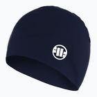 Pánská zimní čepice Pitbull Beanie Small Logo II navy/white