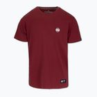 Pánské tričko Pitbull Small Logo burgundy