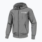 Pánská bunda Pitbull West Coast Athletic Logo Hooded Nylon light grey