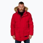 Pánská bunda  Pitbull Forest Hooded Parka red