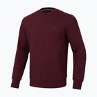 Pánská mikina Pitbull Small Logo Crewneck burgundy