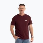Pánské tričko Pitbull Small Logo dark burgundy