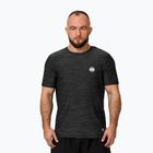 Pánské tričko Pitbull Small Logo Casual Sport black melange