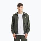 Pánská mikina  Pitbull Trackjacket Tape Logo Terry Group old green