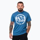 Pánské tričko Pitbull Logo Palms shade blue
