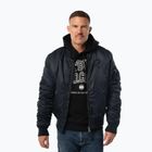 Pánská bunda Pitbull Hacket Washed Bomber dark navy