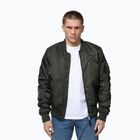 Pánská bunda Pitbull Hacket Washed Bomber dark green