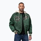 Pánská bunda Pitbull Mason San Diego Baseball Hooded bottle green/beige
